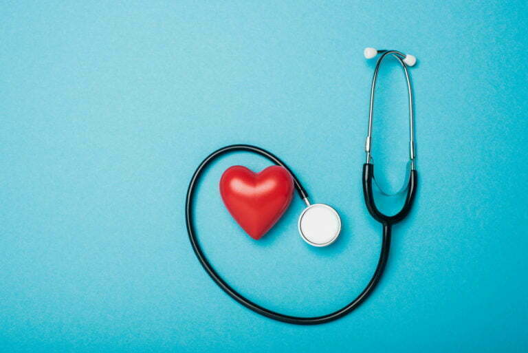a red heart shaped object
